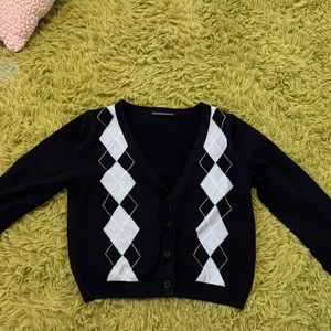 BRANDY MELVILLE ARGYLE SWEATER